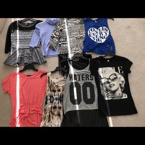 Diversity of tops. All new with tags!